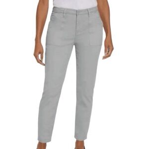 Banana Republic Gray Hi-Rise Twill Pants | Slim Stretch | Women’s Size 6 | NWT